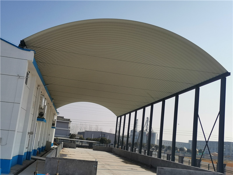 宿遷泗洪糧庫(kù)拱形屋面罩棚工程
